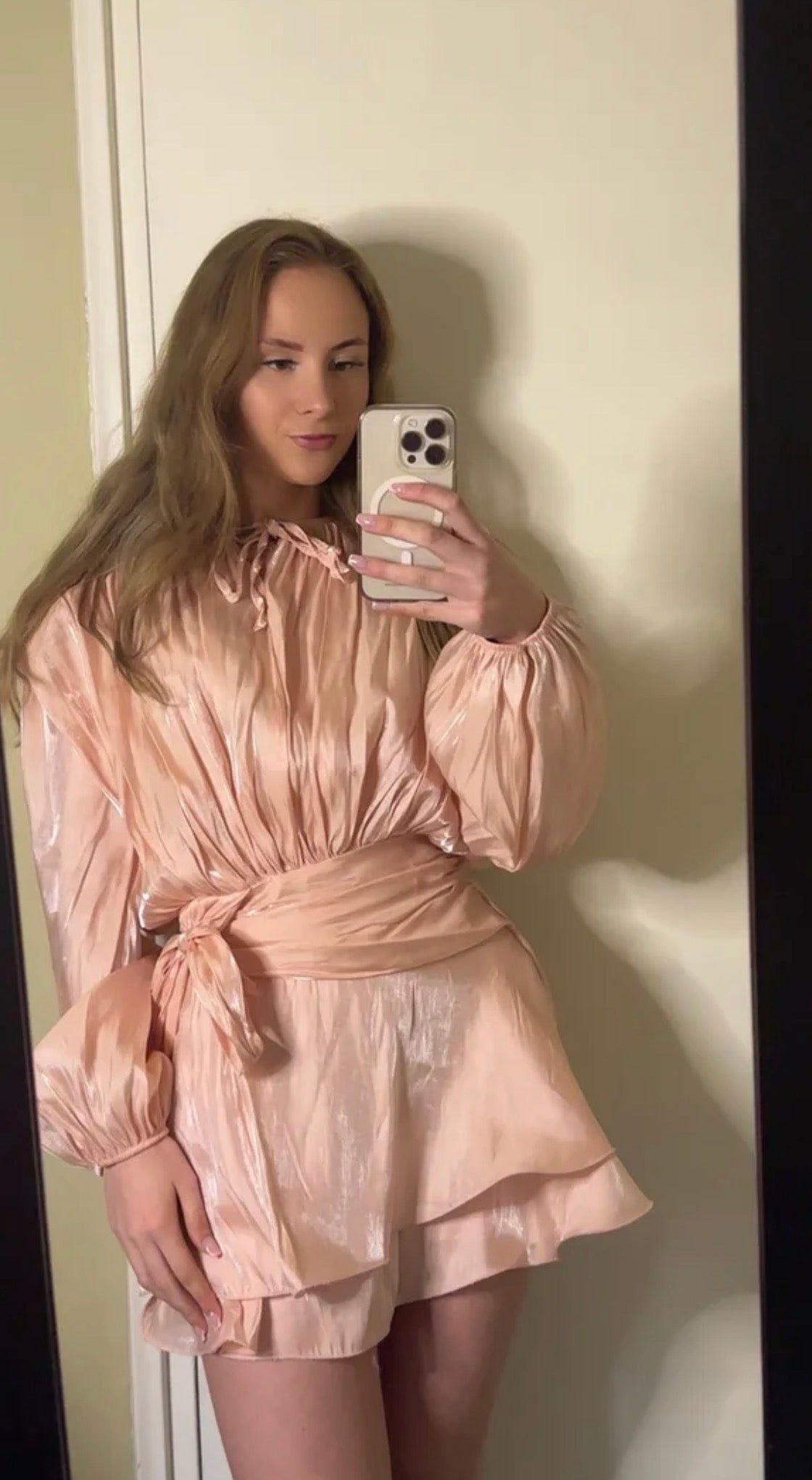 ALYSSA DRESS PEACH