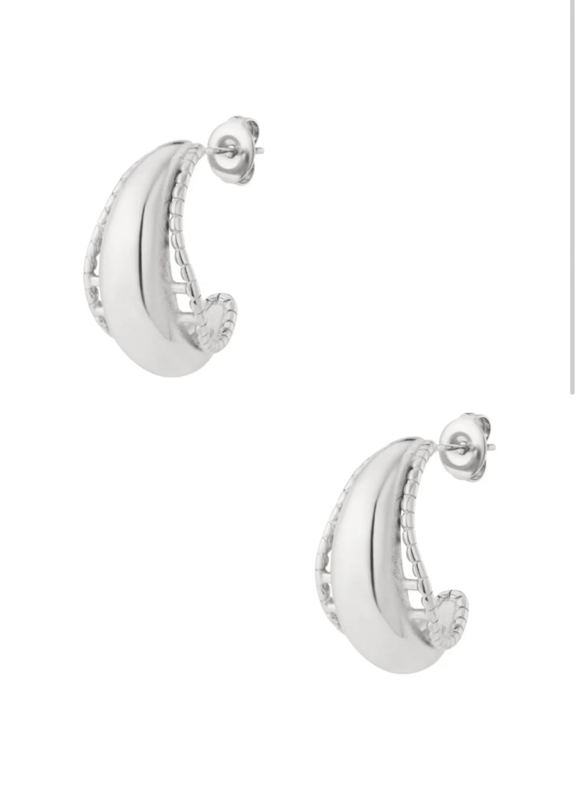 SANTORINI EARRINGS SILVER
